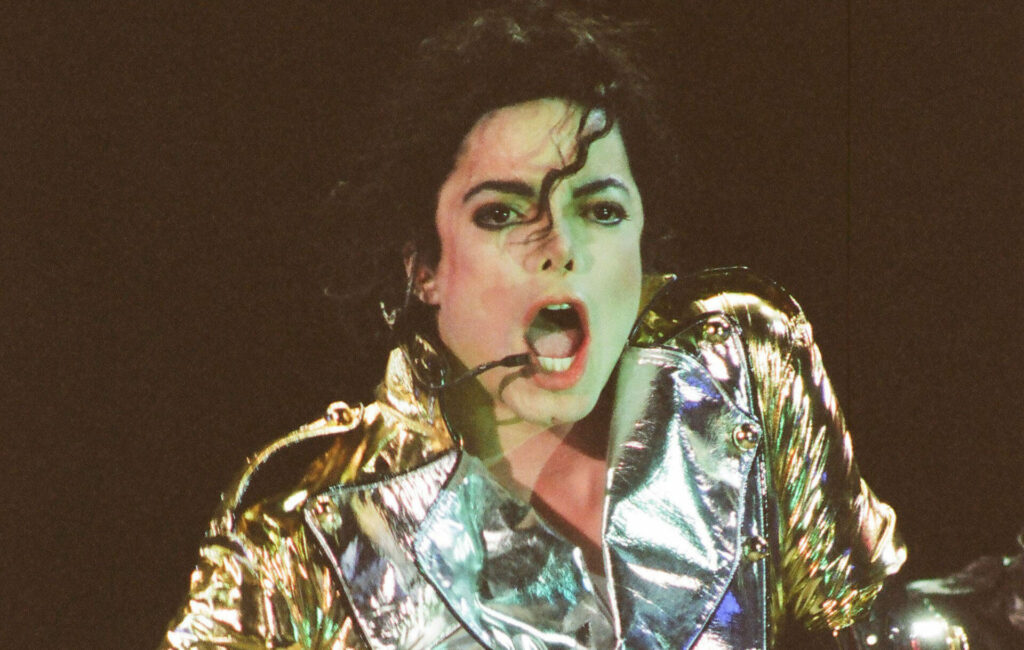 Michael Jackson performing live on stage