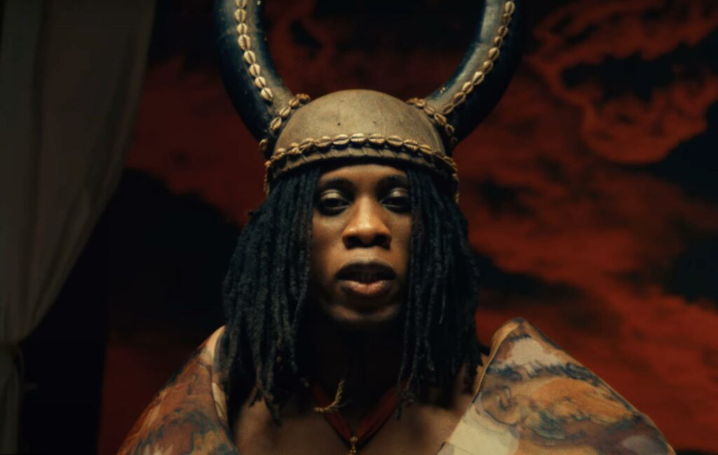 Obongjayar in the music video for 'Try'.