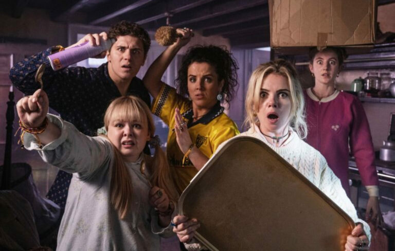 Publicity shot for season three of 'Derry Girls'. 2022