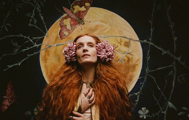 Florence Welch in the 'Dance Fever' artwork