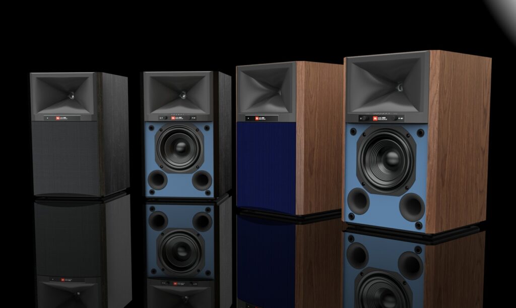 JBL 4305P speakers