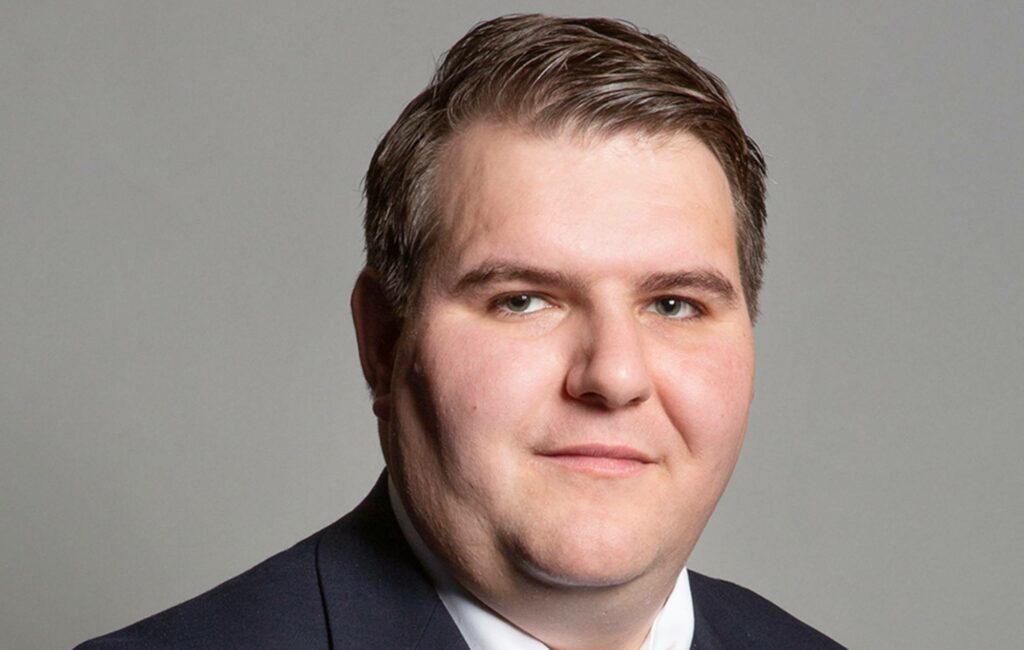 Tory MP Jamie Wallis' official parliamentary shot