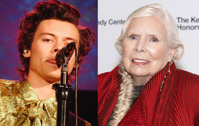 Harry Styles and Joni Mitchell, 2022