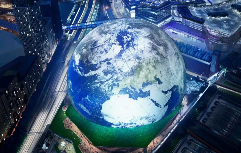 The proposed MSG Globe at Stratford