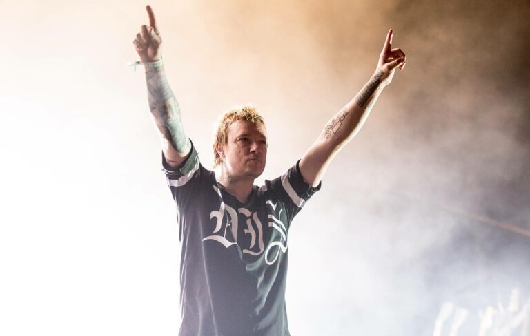 The Prodigy's Liam Howlett performs live