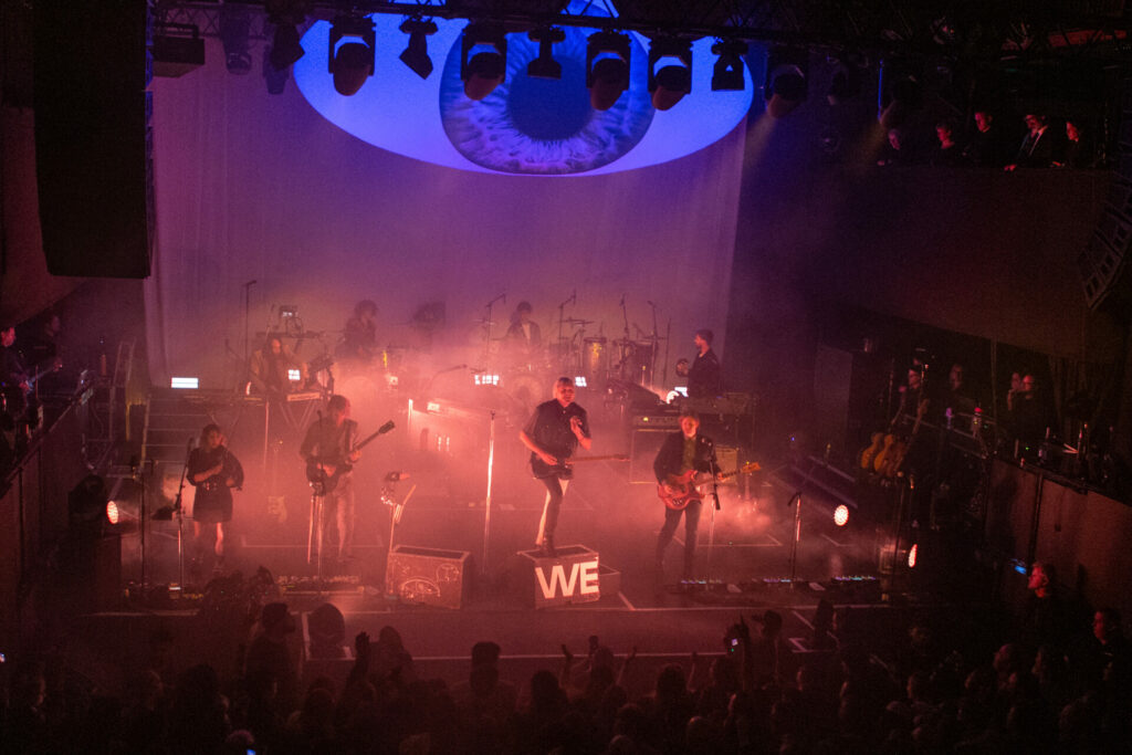 Arcade Fire perform live (Picture: Jamie MacMillan)