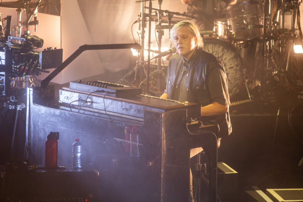 Arcade Fire perform live (Picture: Jamie MacMillan)