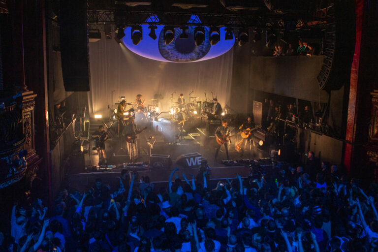 Arcade Fire perform live (Picture: Jamie MacMillan)