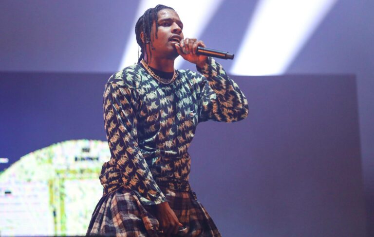 ASAP Rocky performs live