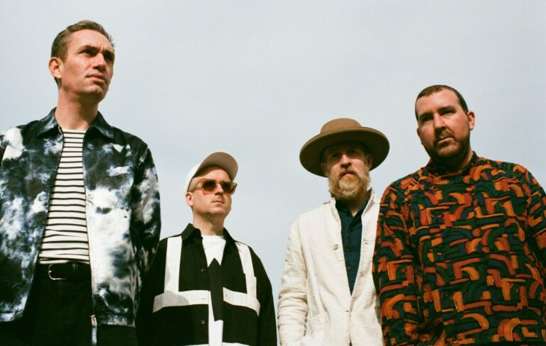 Hot Chip pose for a press photo