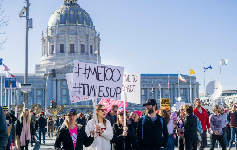 Times Up protest in San Francisco