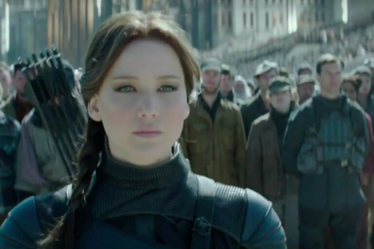 Jennifer Lawrence in 'The Hunger Games'