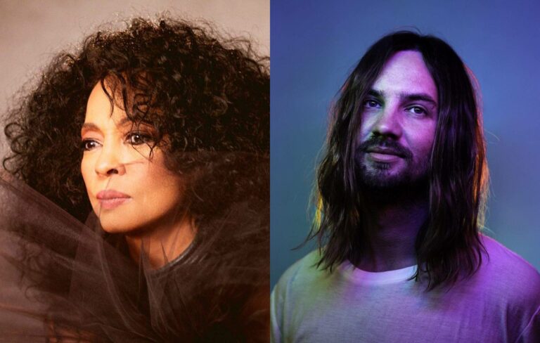 A composite photo of Diana Ross and Tame Impala