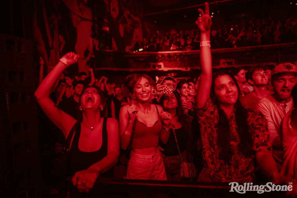 Fans at Fred again..’s show at The Fonda Theatre, Los Angeles