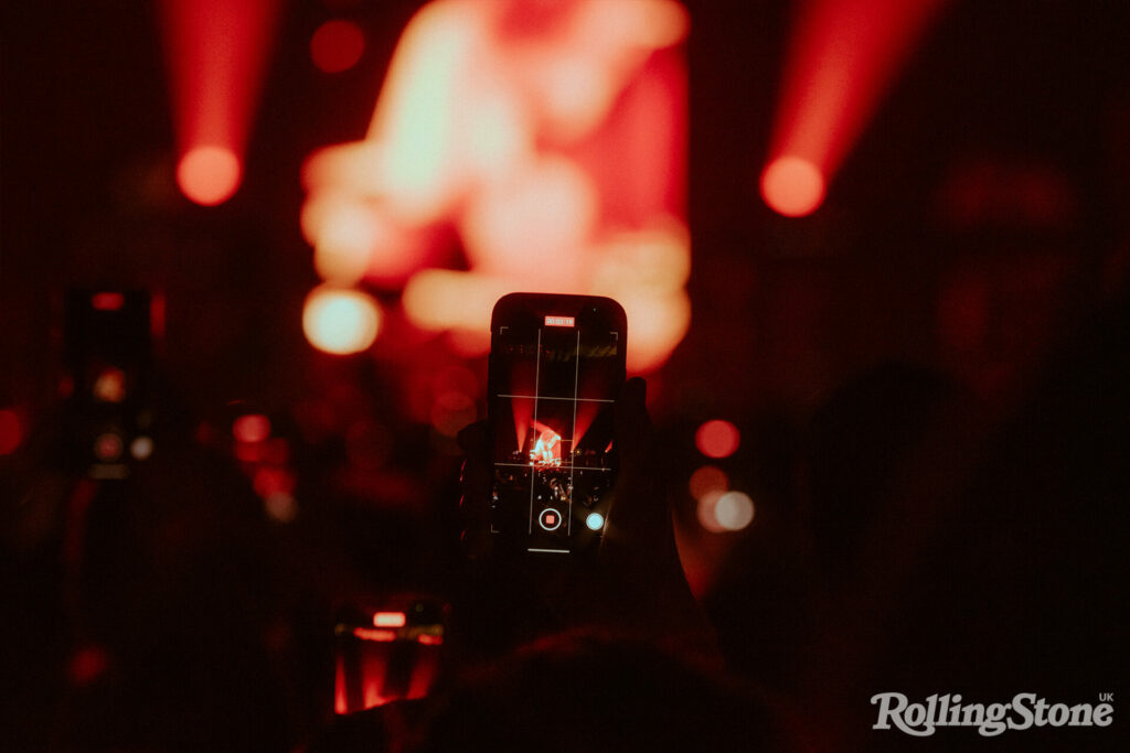 A fan films Fred again.. at The Fonda Theatre, Los Angeles