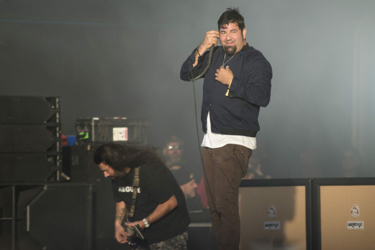 Chino Moreno, Deftones frontman, at 2018's Hellfest