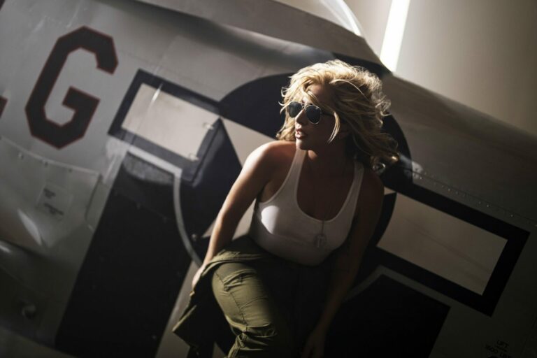 Lady Gaga Top Gun: Maverick press shot