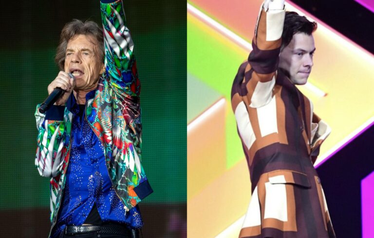 Mick Jagger and Harry Styles