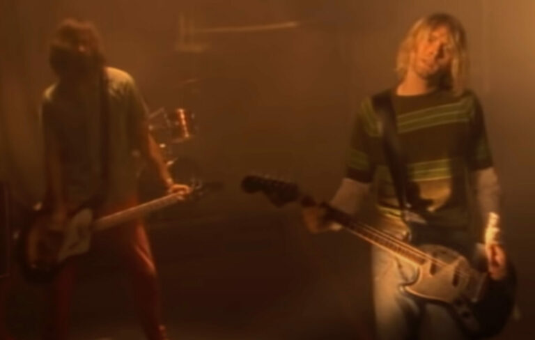 Screengrab from Nirvana's 'Smells Like Teen Spirit' video