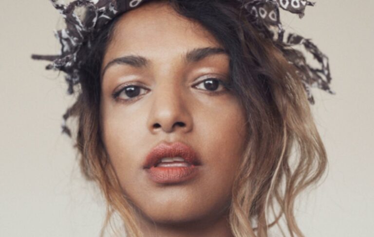 M.I.A poses in a 2022 press photo