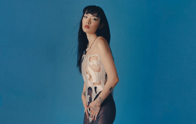 Rina Sawayama posing for a press photo