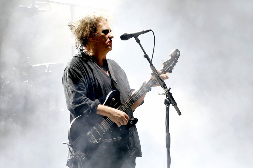 Robert Smith of The Cure performing live in 2019