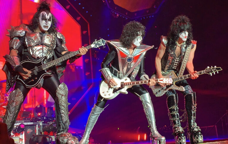 KISS on stage in Krakow, Poland in 2019