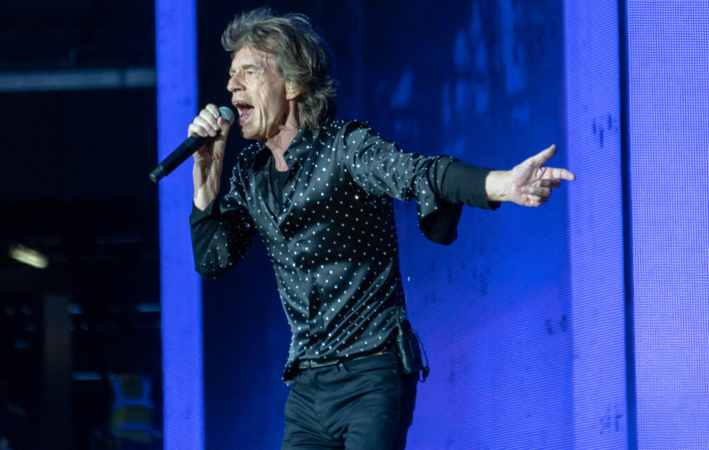Mick Jagger on stage in 2018