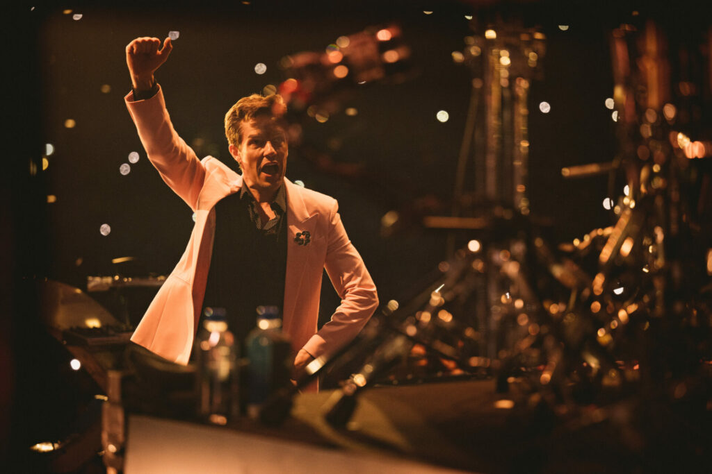 The Killers' Brandon Flowers live in Coventry (Picture: Rob Loud)