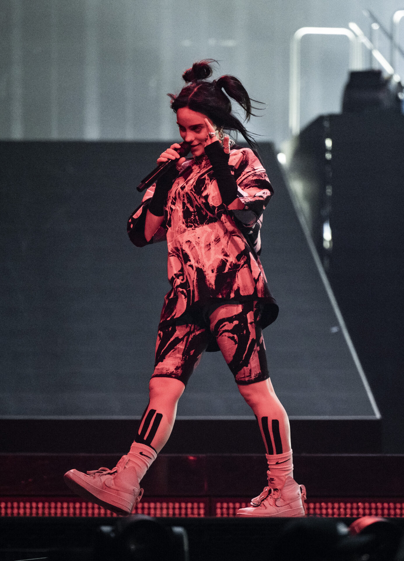 Billie Eilish performing live at London’s O2 Arena on June 10, 2022