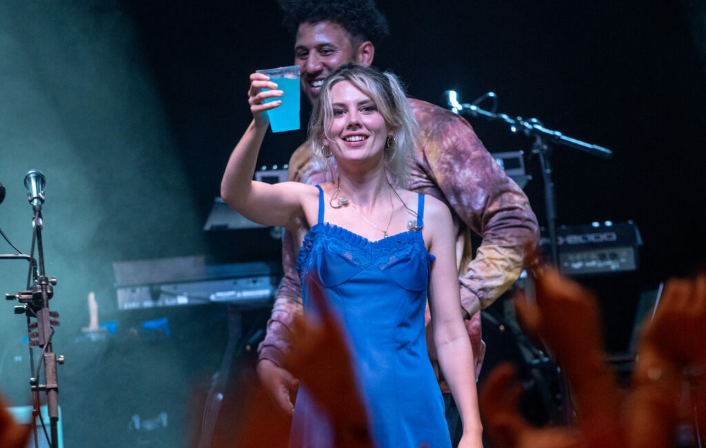Wolf Alice on stage in Bournemouth, July 2021