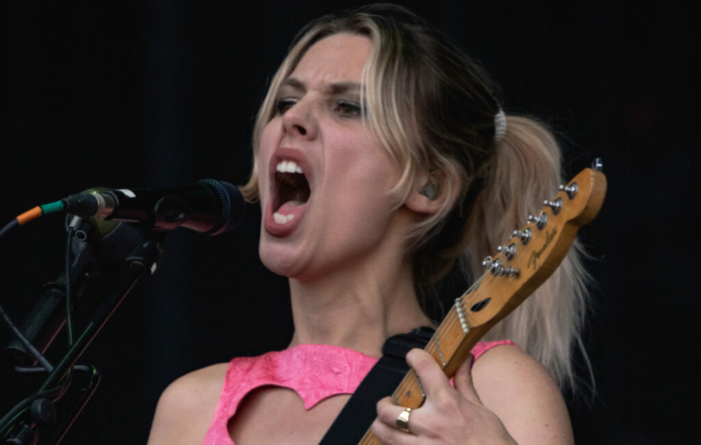 Ellie Rowsell of Wolf Alice onstage at Reading Festival, 2021