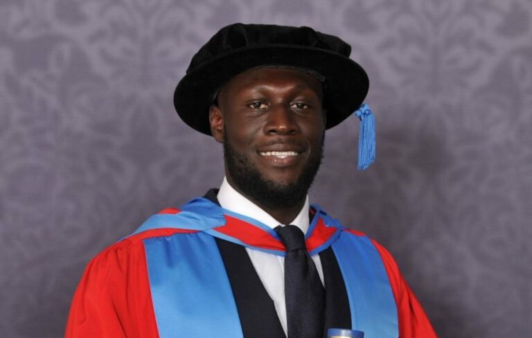 Stormzy at his Exeter graduation (Picture: Press)