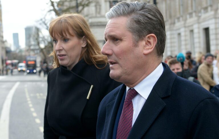 Angela Rayner and Keir Starmer