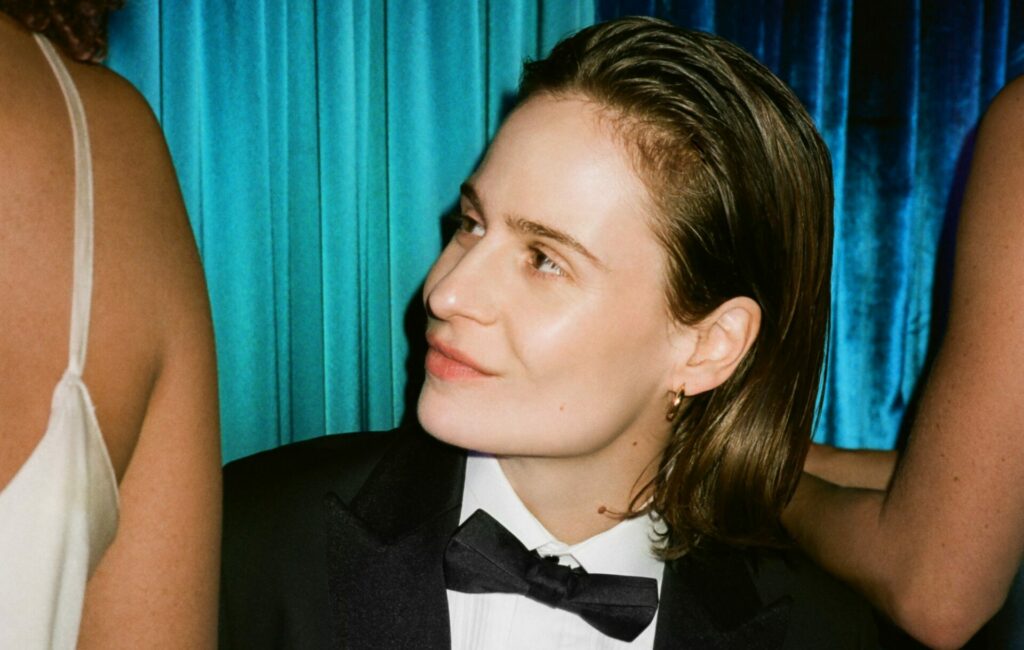 Chris of Christine and the Queens is seen in a tuxedo