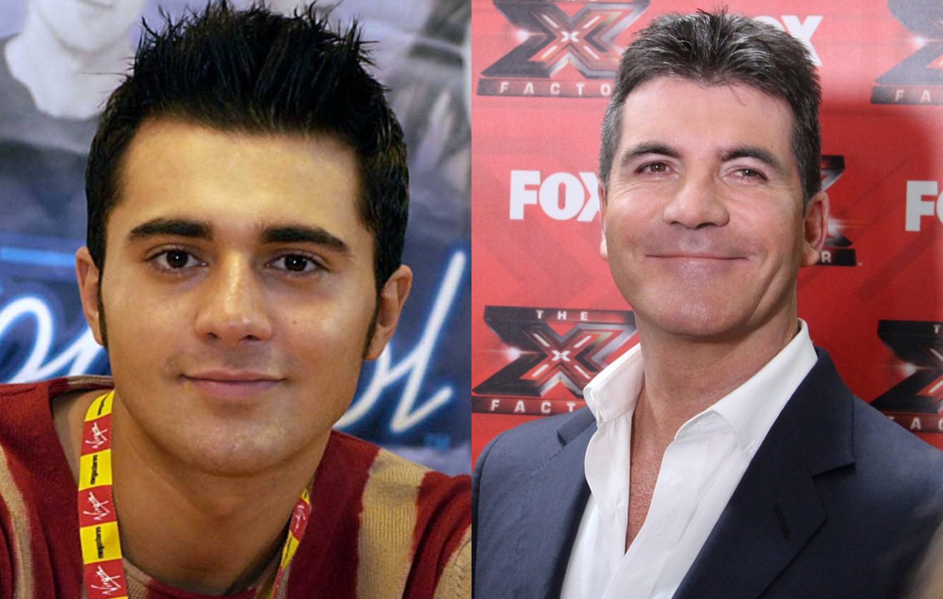 Darius Campbell Danesh and Simon Cowell