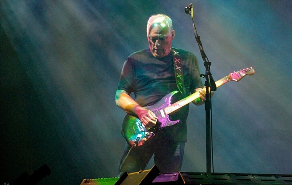 David Gilmour of Pink Floyd performs live in 2016