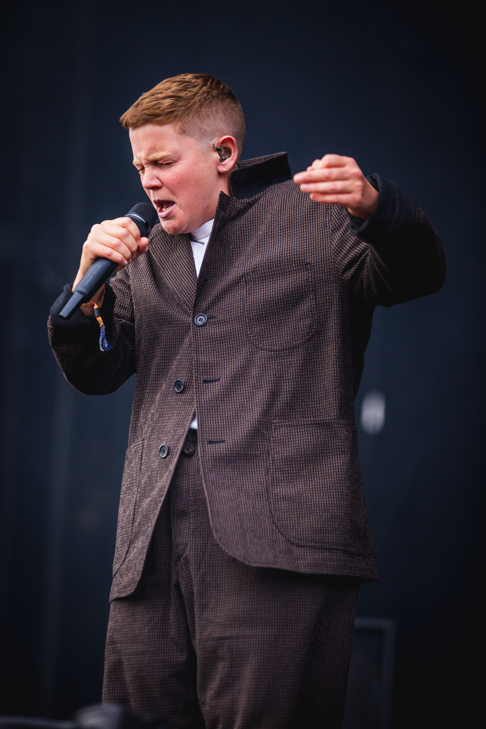 Kae Tempest on stage at Green Man 2022