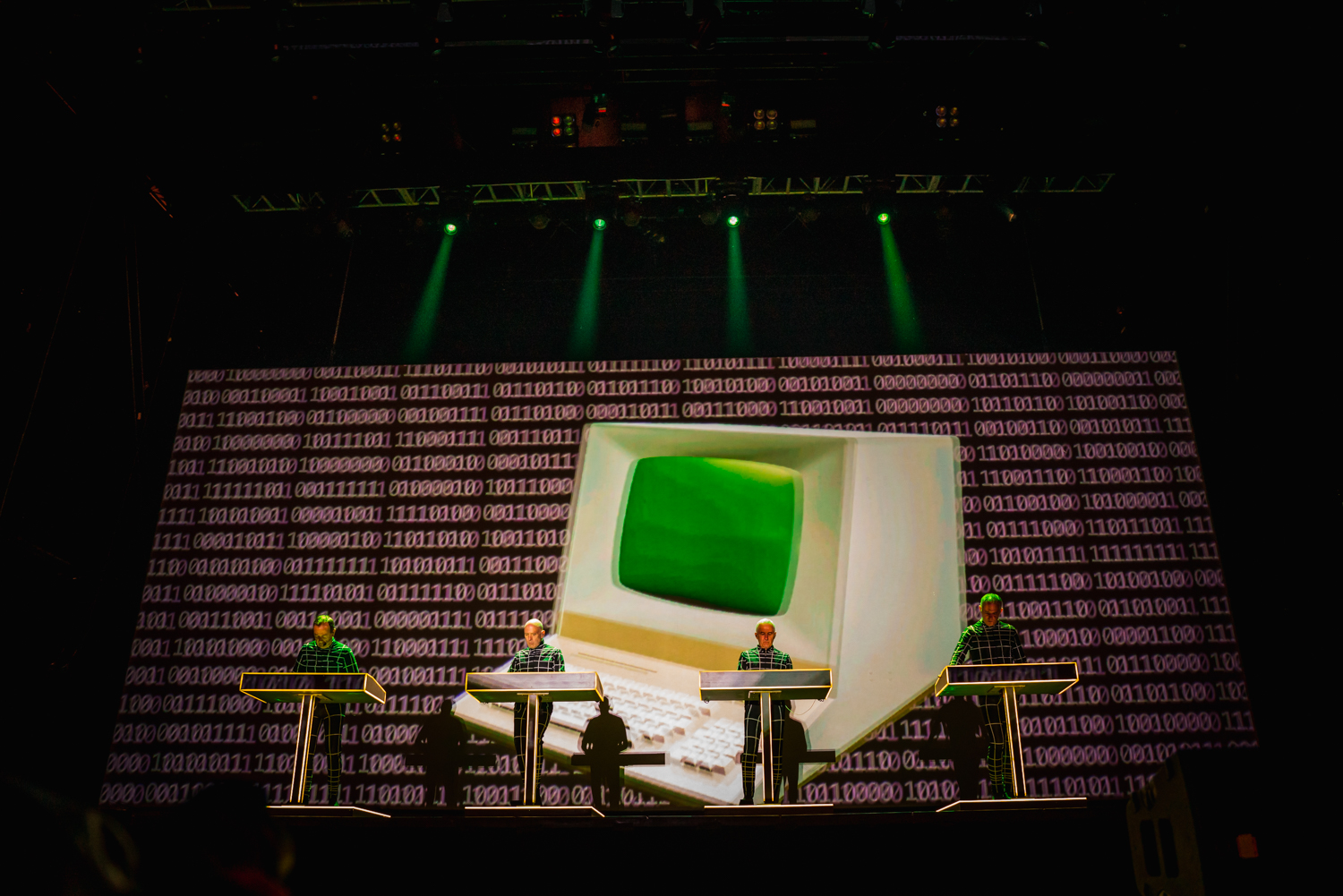 Kraftwerk at Green Man 2022's Mountain Stage.