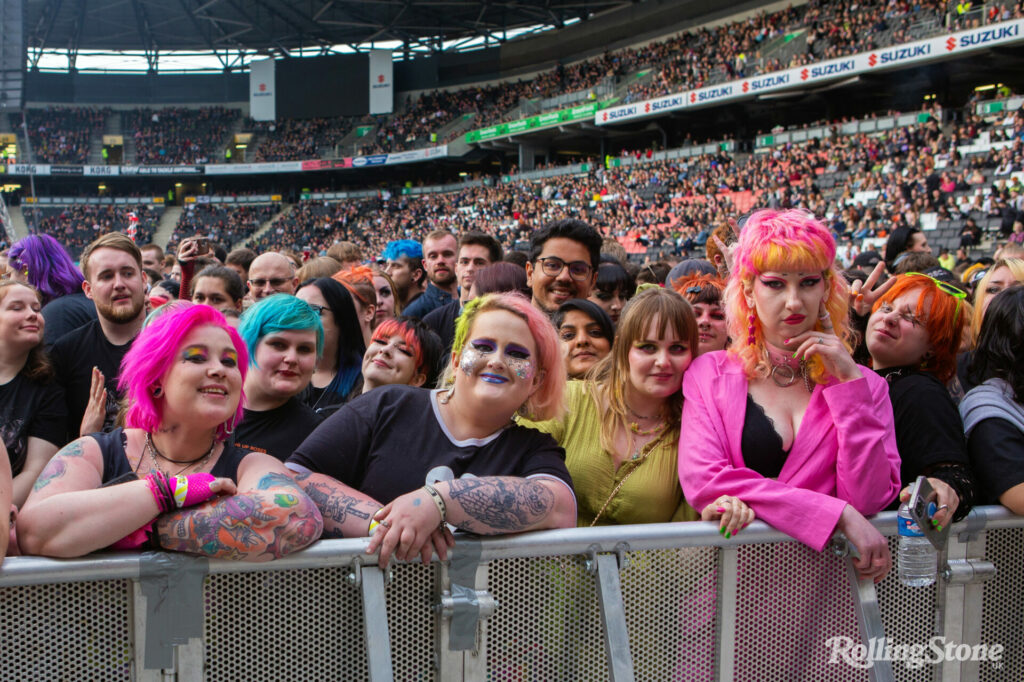 My Chemical Romance fans watch the band performing in Milton Keynes