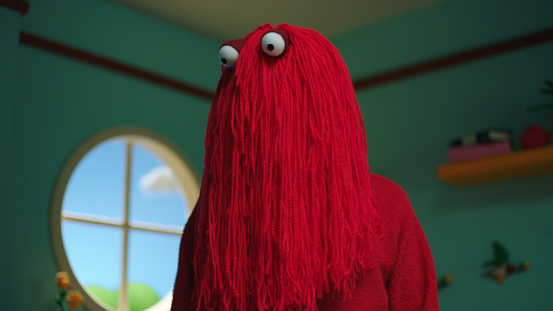 Red Guy in the new series of ’Don’t Hug Me I’m Scared’ on Channel 4