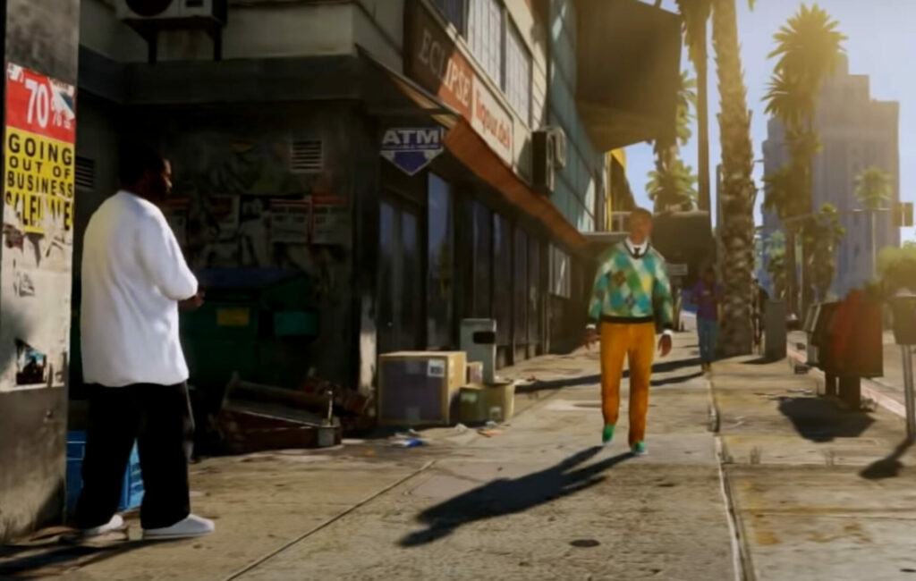 A still from the 'Grand Theft Auto V' trailer, 2012