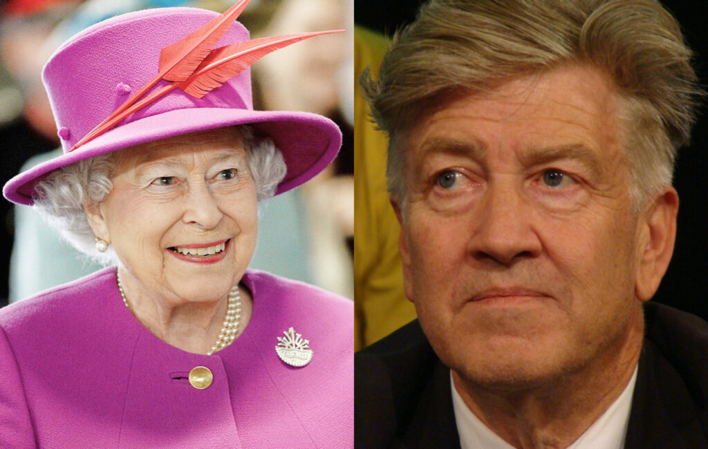 Split of Queen Elizabeth II and David Lynch