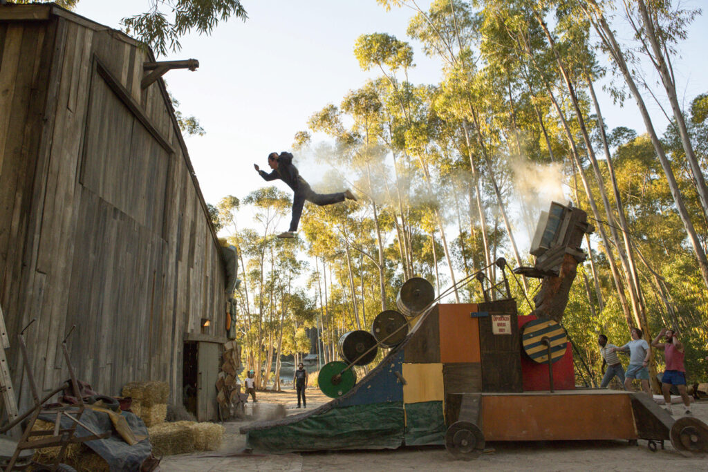 Johnny Knoxville flies through the air on 'Jackass'