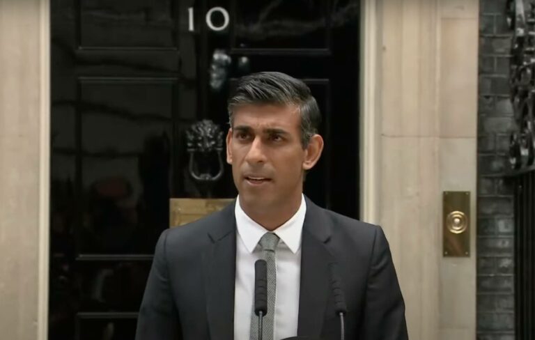 Rishi Sunak addresses the nation