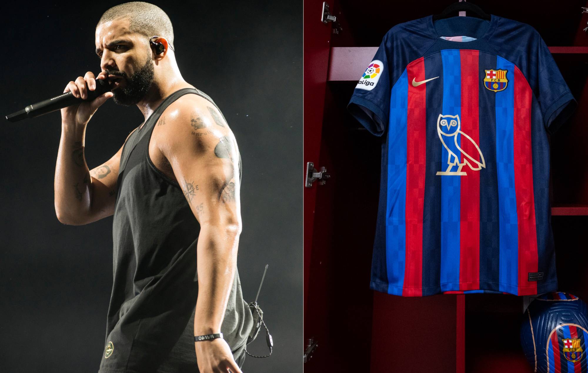 This doesn't feel real' - Drake reveals Barcelona will wear his