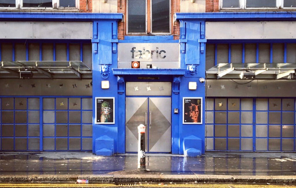 Fabric nightclub in London, 2020