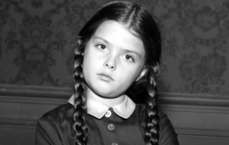Lisa Loring in a screengrab from The Addams Family, 1960s