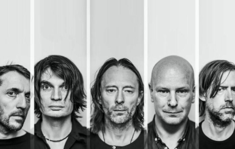 Radiohead black and white press image