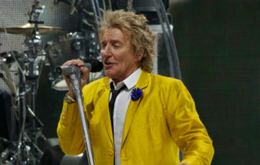 Rod Stewart performs live in 2014
